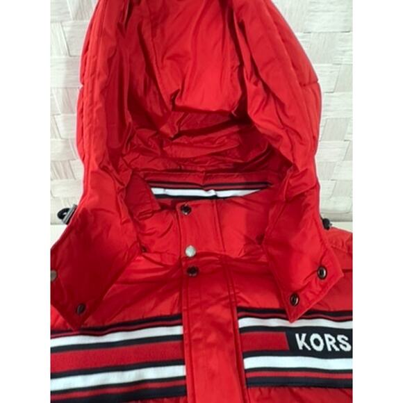 NWT!! "MICHAEL KORS" Men's Red Puffer Coat Size XXL MSRP-428.00 Streetwear Warm - Picture 13 of 14